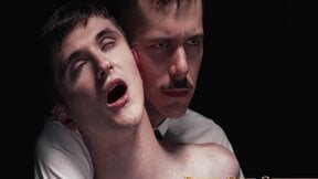 Horny Jonah Wheeler fingered the welcoming asshole of sexy Nathan James in an an