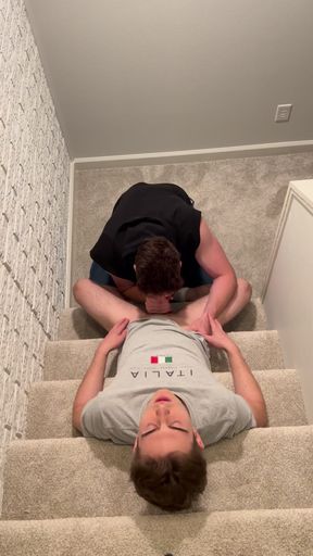 Giving My Stepbrother a Blowjob on His Birthday