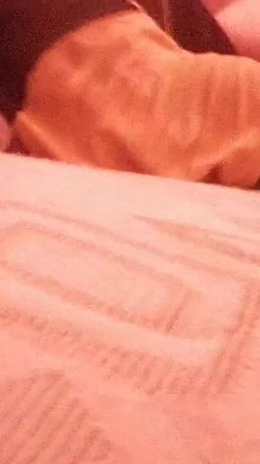 Father in Law's Gigantic Dick Hangs Out Under His Sarom for Step Daughter