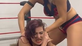 blonde Barbie dominates red head