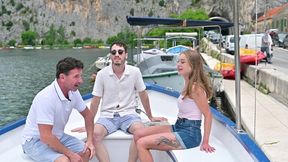 slutty sales executive dina joy takes a dp pounding during business boat trip gp3350