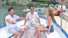 slutty sales executive dina joy takes a dp pounding during business boat trip gp3350