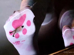 Foot fetish and stockings porn