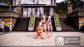 Haku Koshitantan's Ahegao-Filled Dance Leads to a Hard Fuck and Dildo Sex