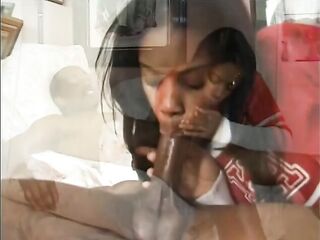 Ebony sweethearts sucks giant ramrod