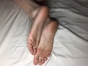 Foot play before bedtime