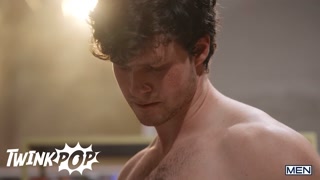TWINKPOP - Firefighter Finn Harding Gives Twink Joey Mills A lesson For Pulling The Fire Alarm
