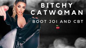 Bitchy Catwoman Boot JOI and CBT 🍒