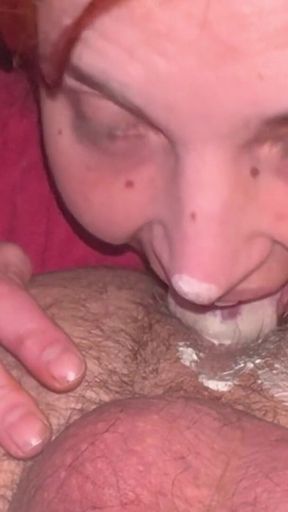 Rimming POV with Whipped Cream in Latex (custom Video)