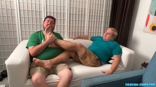 Chubby Nemo Helps His Master Matt Relax With Foot Worship