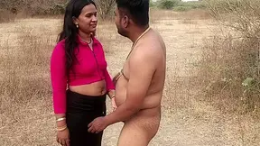Indian Couple Hardcore Fucking In Open Jungle