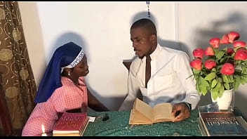 FORGIVE ME FATHER FOR I HAVE SINNED: SHE CAME FOR CONFESSION, BUT ENDED UP GIVING THE PRIEST A BLOW JOB AND VERY HOT SEX UNTIL THEY ARE CREAMPIED IN HER PUSSY JUICES