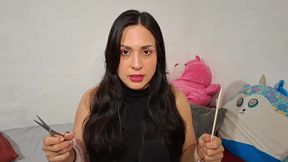ASMR Roleplay YOUR GIRLFRIEND cuts your hair
