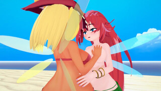 (3D Hentai)(Lesbian)(Rayman) Betilla x Edith