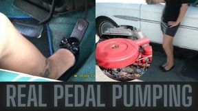 Can She Pump the Gas Enough to Cold Start a 1961 Falcon With a Thrown Rod?!