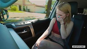 Skinny Teen pays for a ride - Teen POV Porn
