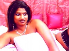 Busty Indian girl with big dark areolas