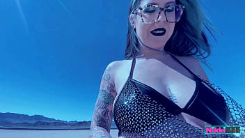 Goth Girl Desert Strut