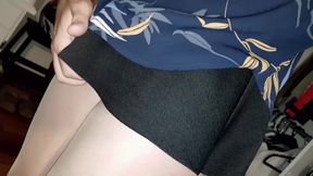 Dani_leg&#039;s Fountain Cumshot on Amazing Legs in Sexy Tan Pantyhose