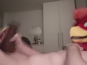 Bird fursuiter fucking Bad Dragon Hazel the Werewolfess penetrable