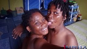 black thots loving their own piss and spit fetish