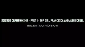 Scissor Championship Lesbian Domination Girls