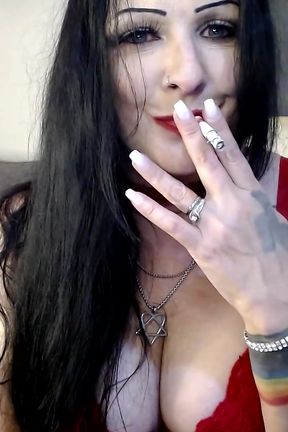Eye Contact Bra Intense Silent Smoking Hair Down