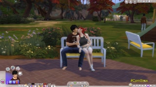 The Sims Ep.3 Double blowjob in the park with voyeur