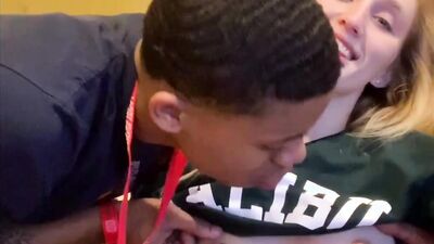 lil d stretches tight white girl pussy at avns