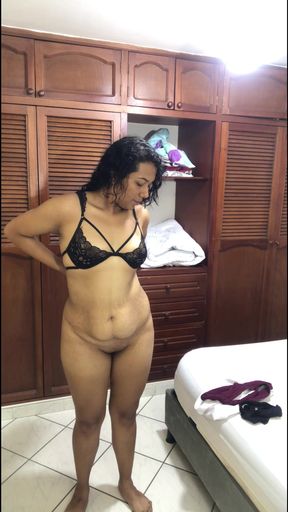 My neighbor sends me hot video masturbating.