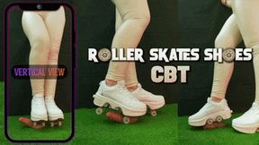 Roller Skates Shoes Cock Crush, CBT and Ballbusting - (Vertical Version) - Tamystarly - Balls Trample, Bootjob, Trampling, Shoejob, Stomping