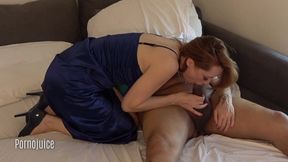 Lily Kink Black Cock BJ Fun with Viktor.