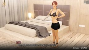 College stud fucked her throat hard against a wall - kimmytoons
