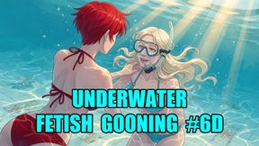 Underwater Fetish Gooning #6D: Breathless Goon Surrender (Animated, Music, Text)