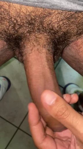 Handjob while using bel air jordans