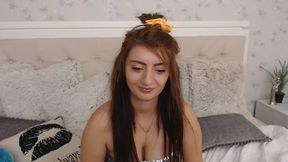 Pretty Girl Smokes and Chats