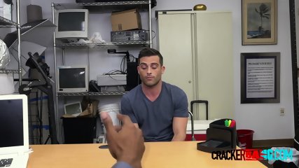 Rough casting director receives important dude in his kinky office