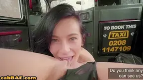 Czech cabbie pussylicking with sapphic Darling in POV couple
