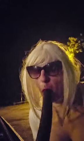 DeeDee in a Pink Skit and White Top