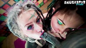 Tattooed Dreadhead Duo Go Crazy with a Cinematic Blowjob