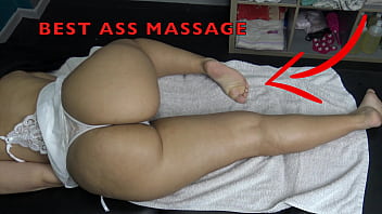 WTF Masseur Cumming on my Wife&#039_s Ass in Massage Center