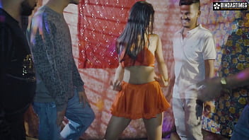 Desi Bihari Chapri Live Nude Dance Show with Hot Girl Pratibha and All Boys