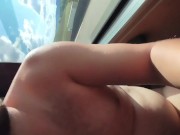 A guy came to my seat on the bus and put his finger in my ass while I was showing off to the bus pas