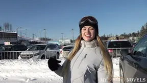 Married couple tempts tattooed ski instructor into a raunchy threesome