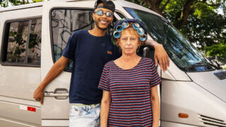 Rödhårig BBW mormor rider grovt en massiv BBC för intensivt rövknull