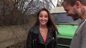 amirah adara gives amazing blowjob and nice fuck for help with a broken car