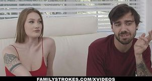 Big Tits Stepsister Comforts Stepbrother After His Team Loss