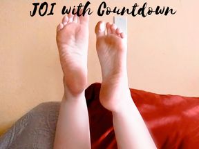 Pretty Feet JOI with Countdown