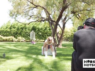 BTS - Tiny Jesse Pony Gets Her Melons Out During A Photoshoot!