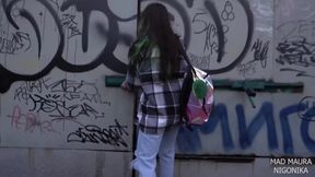 Busty MILF Model Gets Oral at Abandoned Factory